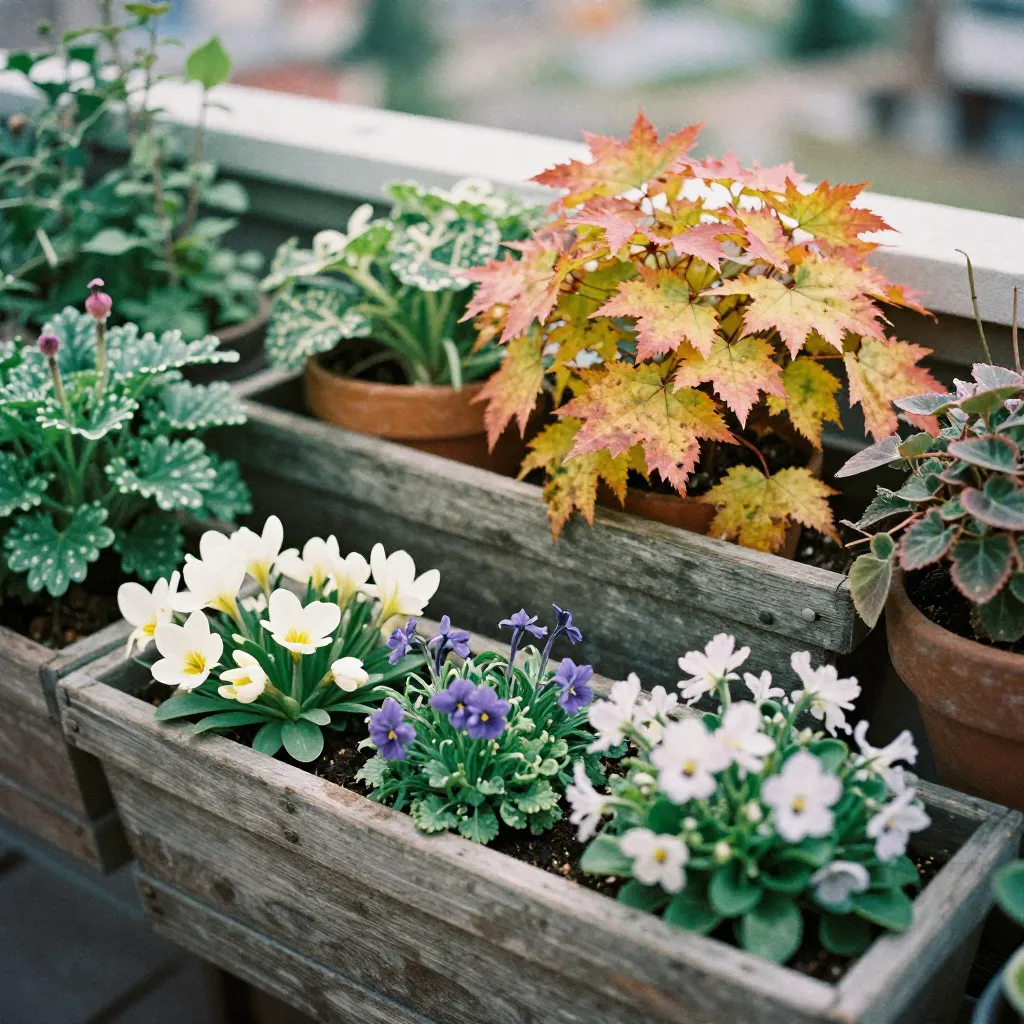 Thriving plant collection